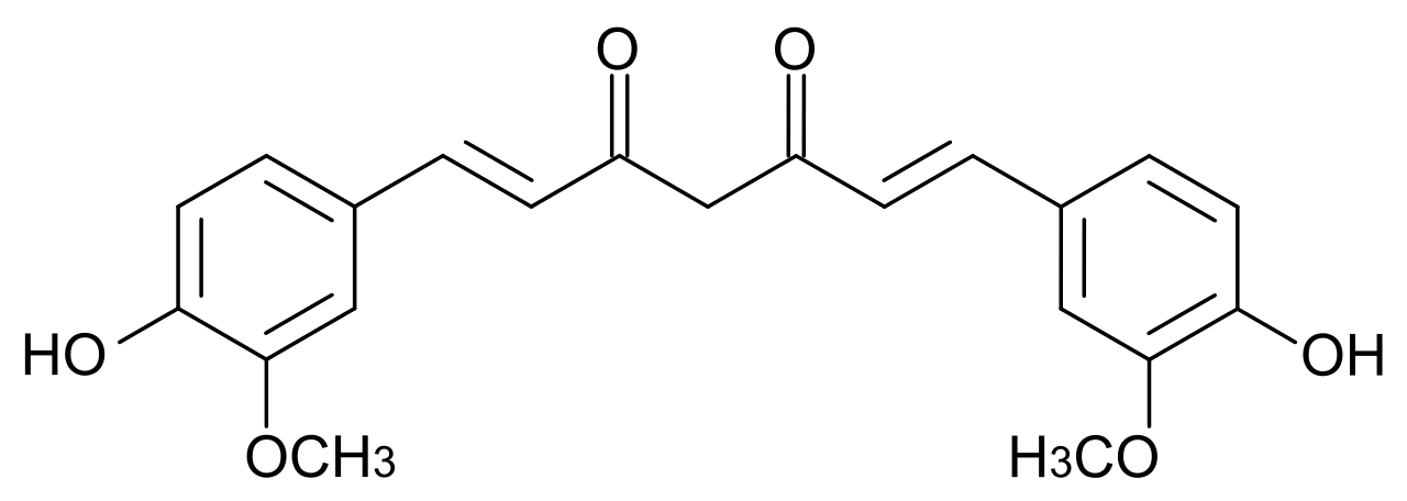 Estructura de la curcumina